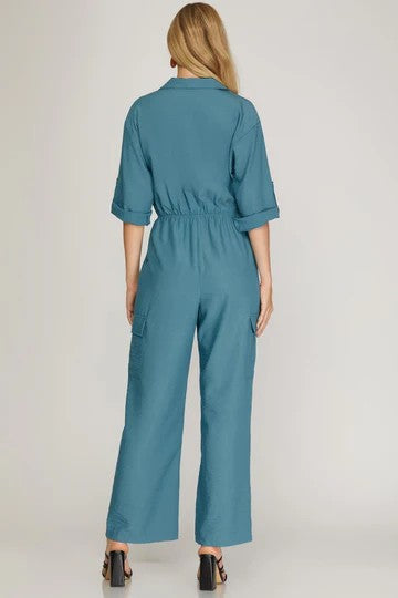 JS 1 Jumpsuit Serenity Teal