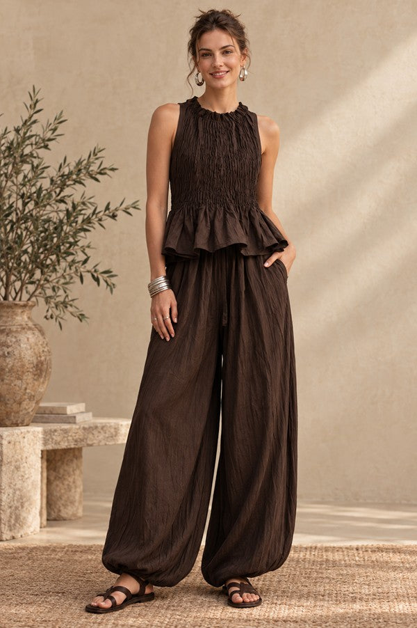 Chocolate Chic Two-Piece Set
