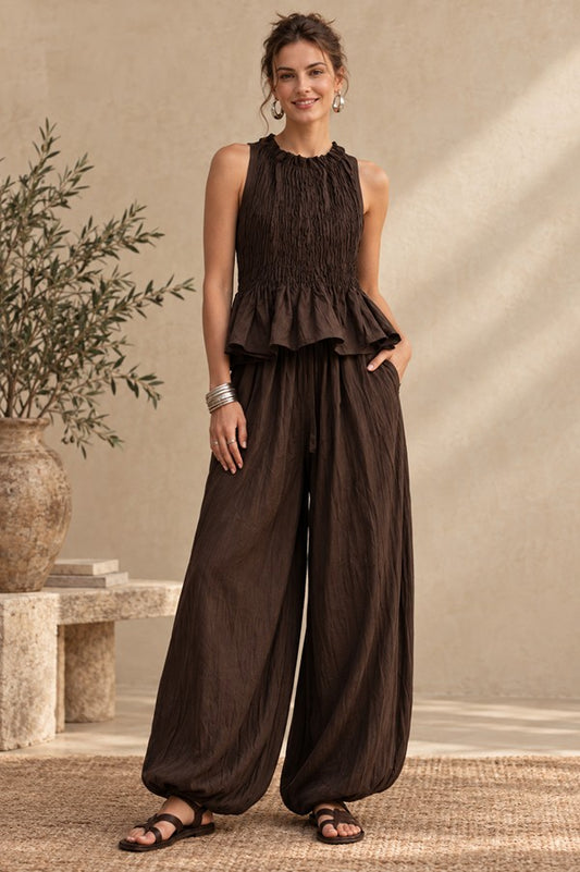 Chocolate Chic Two-Piece Set