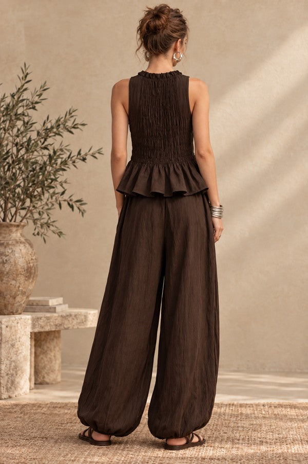 Chocolate Chic Two-Piece Set