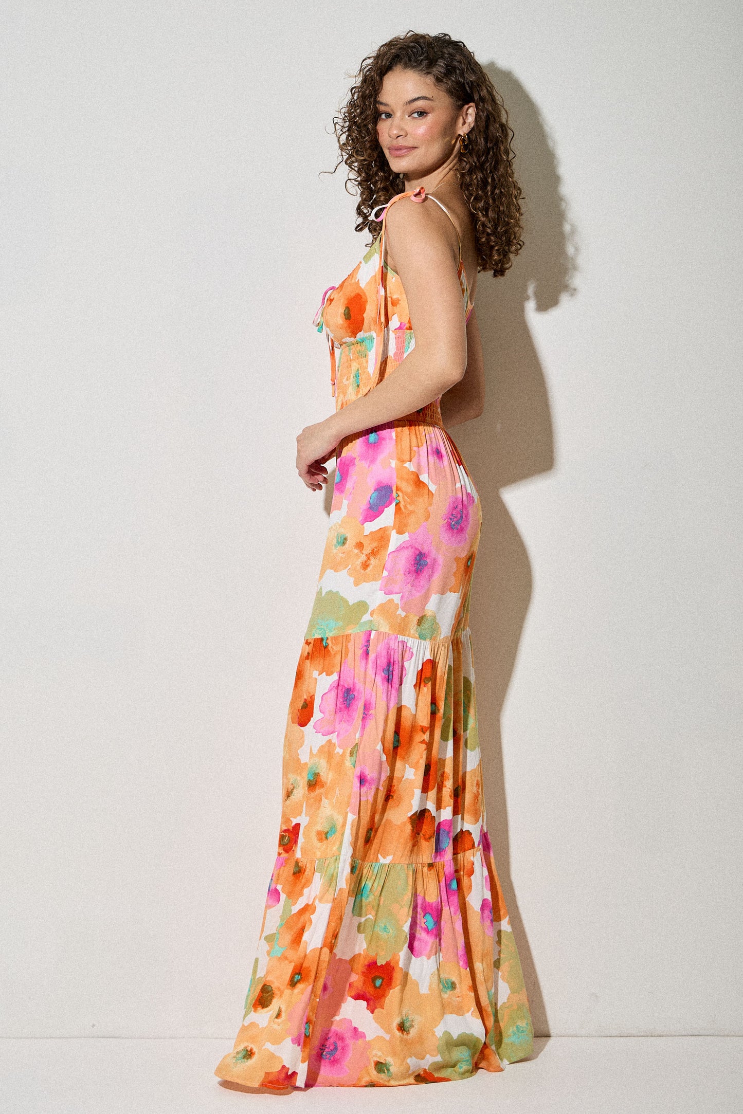 JS 2 Focus Point Sunset Bloom Palazzo Jumpsuit