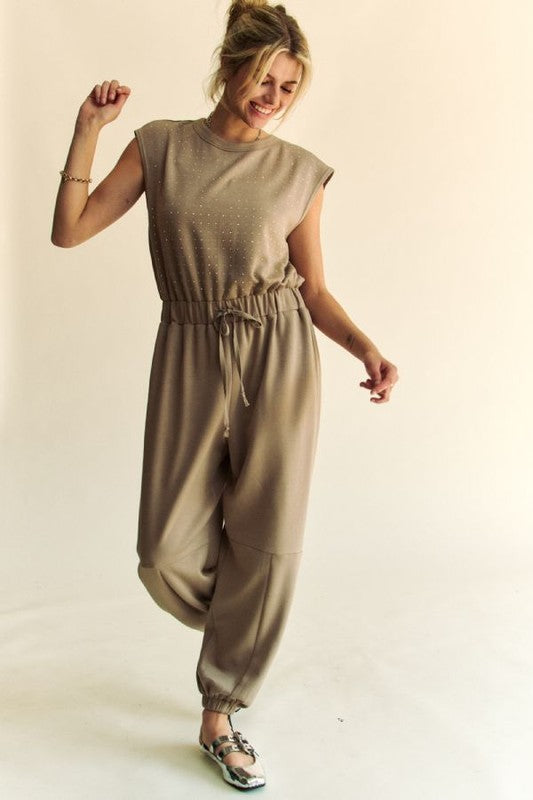 Autumn's Glow Jogger Jumpsuits