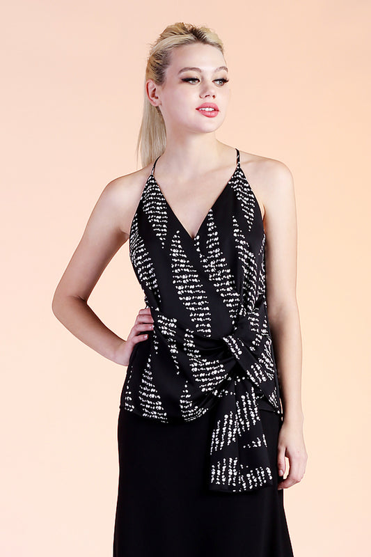 Peony Wrap Illusion Top /  Top estilo Peonía cruzado con ilusión