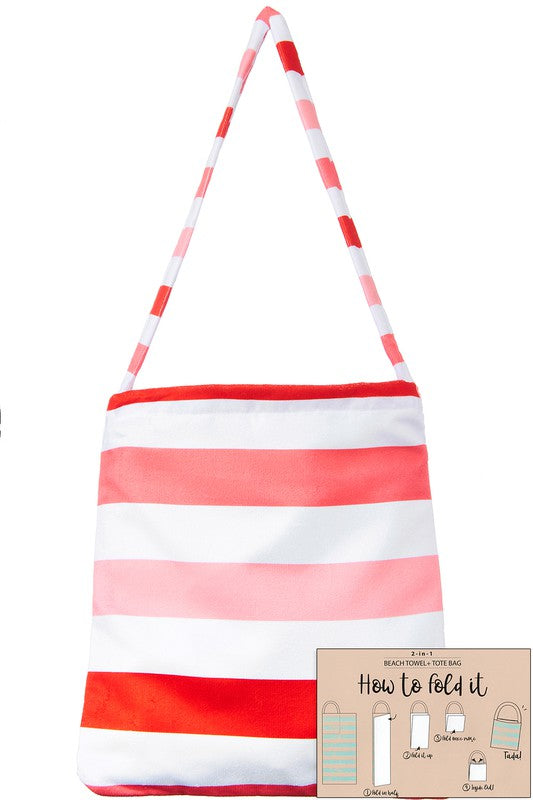 2 in 1 towel SUMMER TOTE BAG